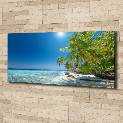 Foto obraz na płótnie Malediwy plaża