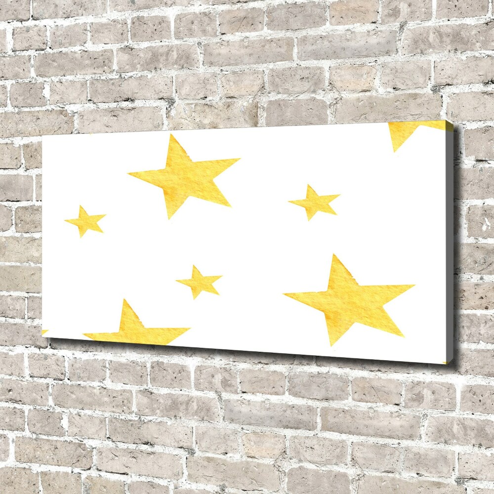 Foto obraz na płótnie Żółte gwiazdy
