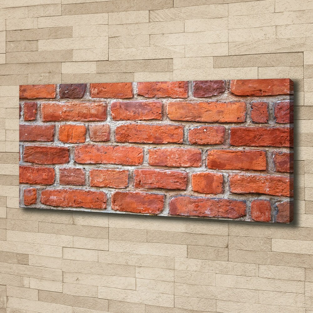 Foto obraz na płótnie Ceglana ściana