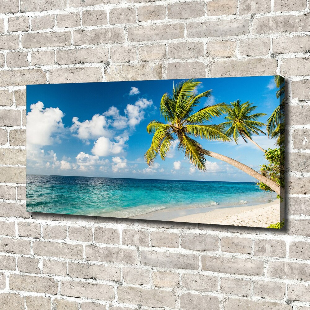 Foto obraz na płótnie Malediwy plaża