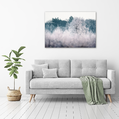 Foto obraz canvas Drzewa zimą