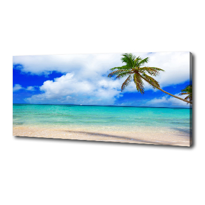 Foto obraz na płótnie Karaiby plaża