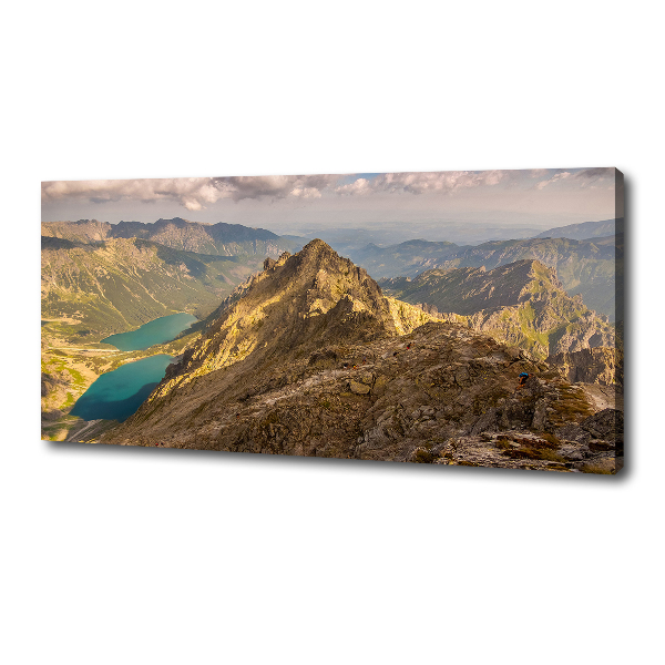 Foto obraz na płótnie Morskie oko Tatry