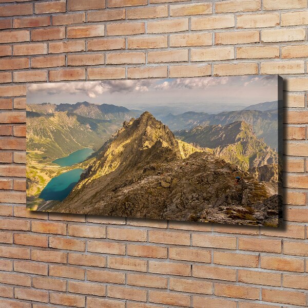 Foto obraz na płótnie Morskie oko Tatry