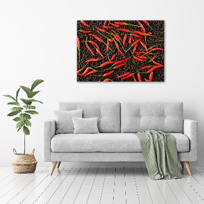 Foto obraz na płótnie Papryczki chilli