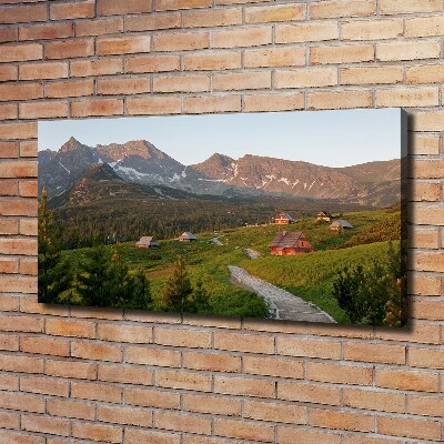 Foto obraz na płótnie Polana w Tatrach