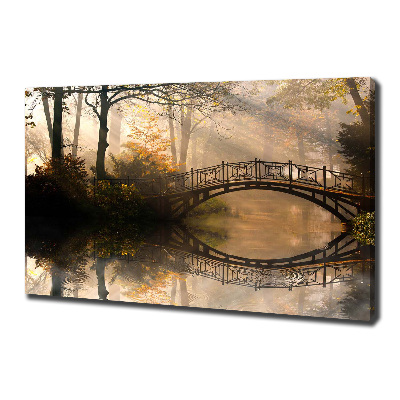 Foto obraz na płótnie Stary most jesienią