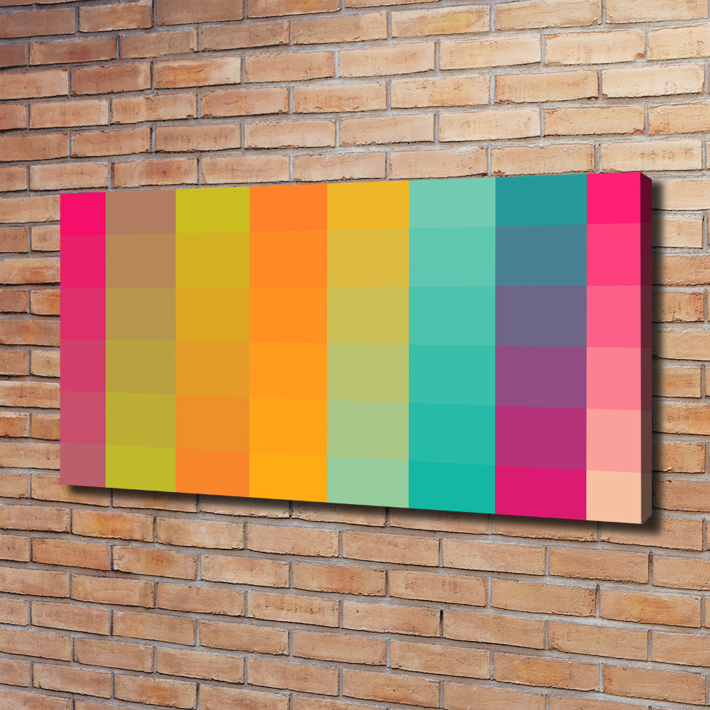 Foto obraz na płótnie Kolorowe kwadraty