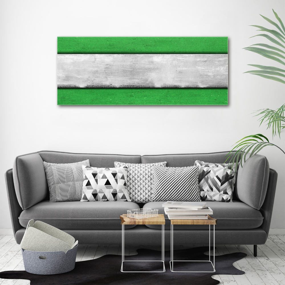 Foto obraz canvas Zielony mur