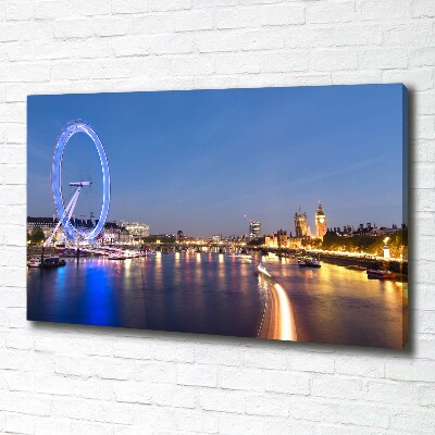 Foto obraz na płótnie London Eye Londyn