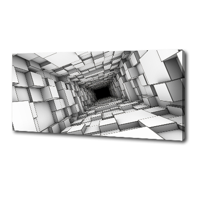 Foto obraz na płótnie Tunel z sześcianów