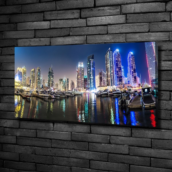 Foto obraz canvas Dubaj nocą