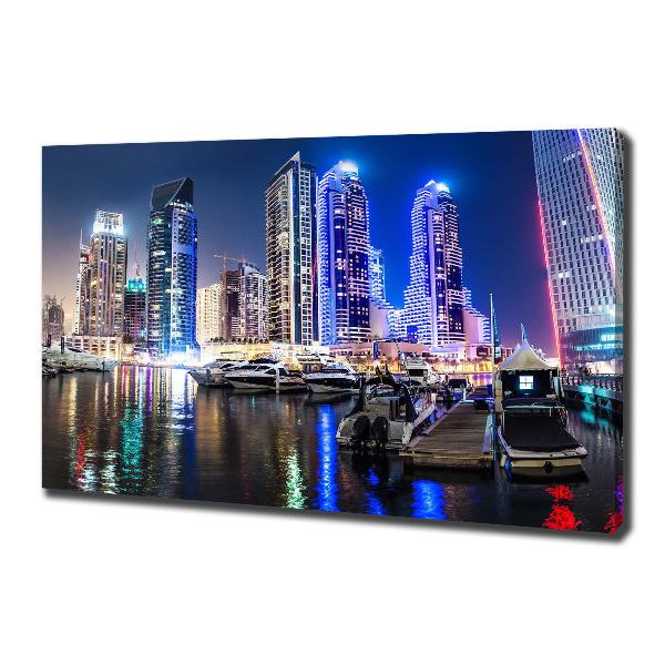 Foto obraz canvas Dubaj nocą