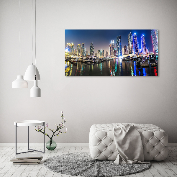 Foto obraz canvas Dubaj nocą