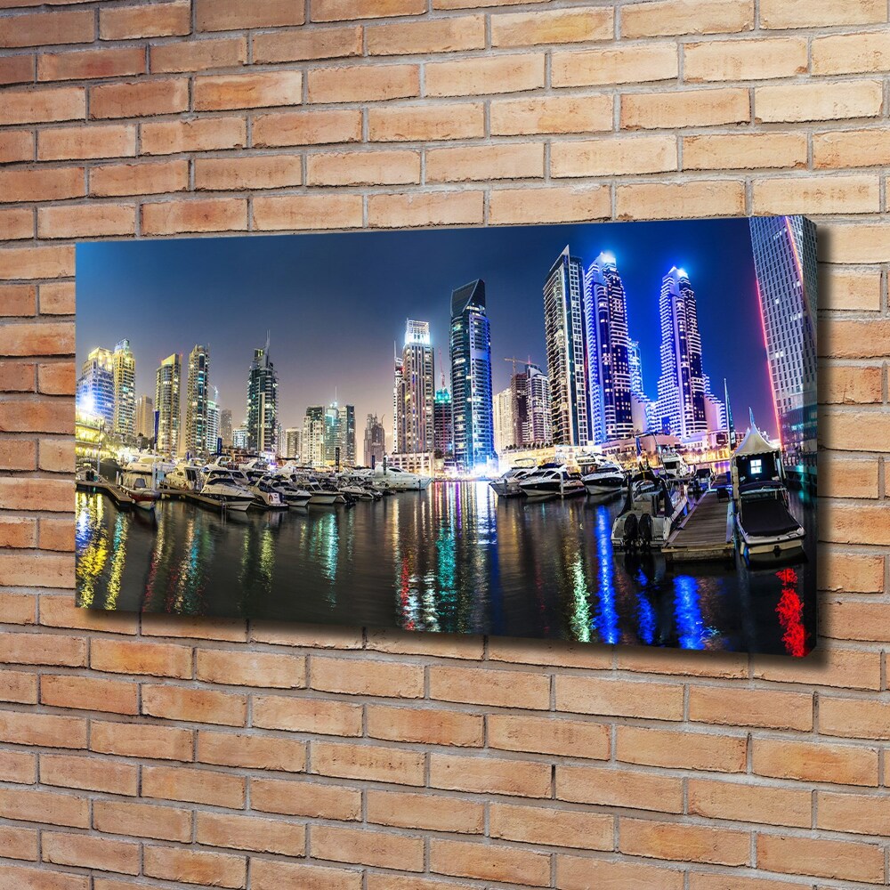 Foto obraz canvas Dubaj nocą