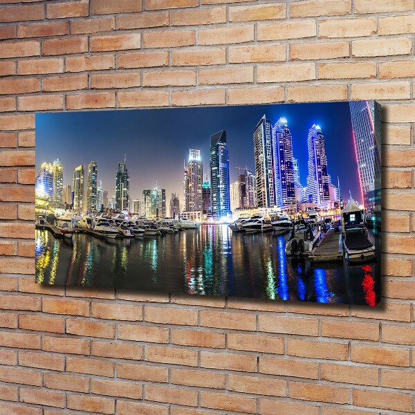 Foto obraz canvas Dubaj nocą