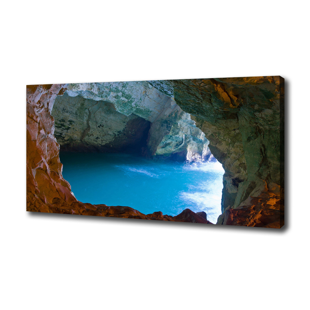 Foto obraz na płótnie Morska jaskinia