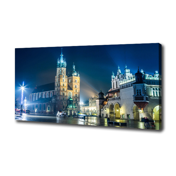 Foto obraz canvas Kraków nocą