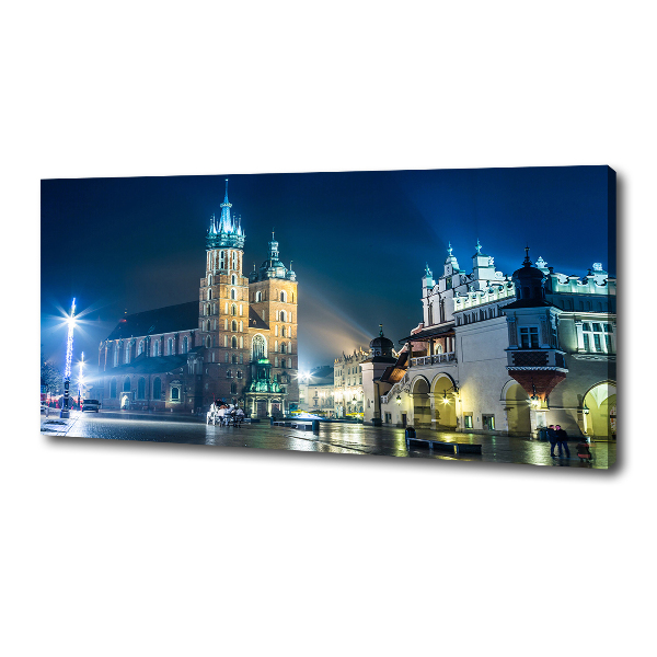 Foto obraz canvas Kraków nocą