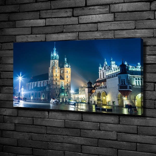 Foto obraz canvas Kraków nocą