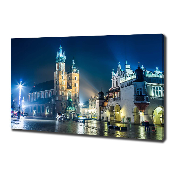 Foto obraz canvas Kraków nocą