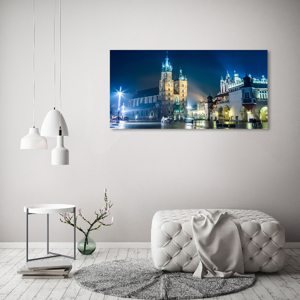 Foto obraz canvas Kraków nocą