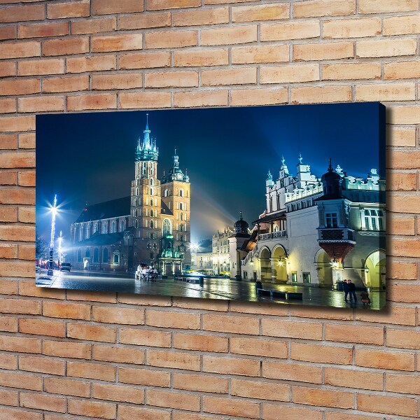 Foto obraz canvas Kraków nocą