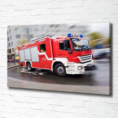 Foto obraz na płótnie Wóz strażacki