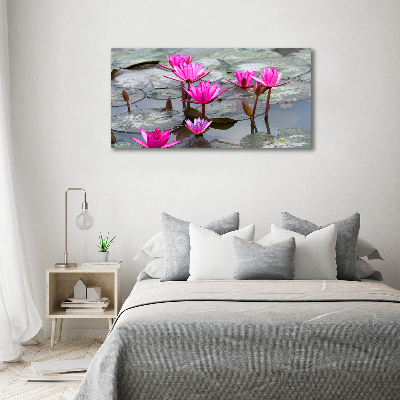 Duży Foto obraz na płótnie Kwiat lotosu