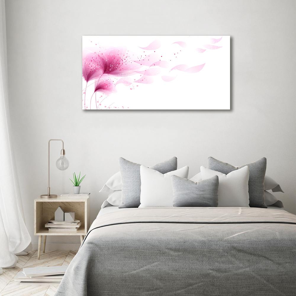 Duży Foto obraz na płótnie Różowy kwiat