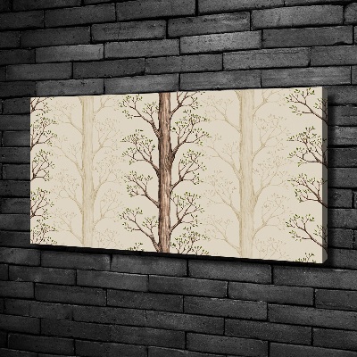 Duży foto obraz na ścianę canvas Drzewa