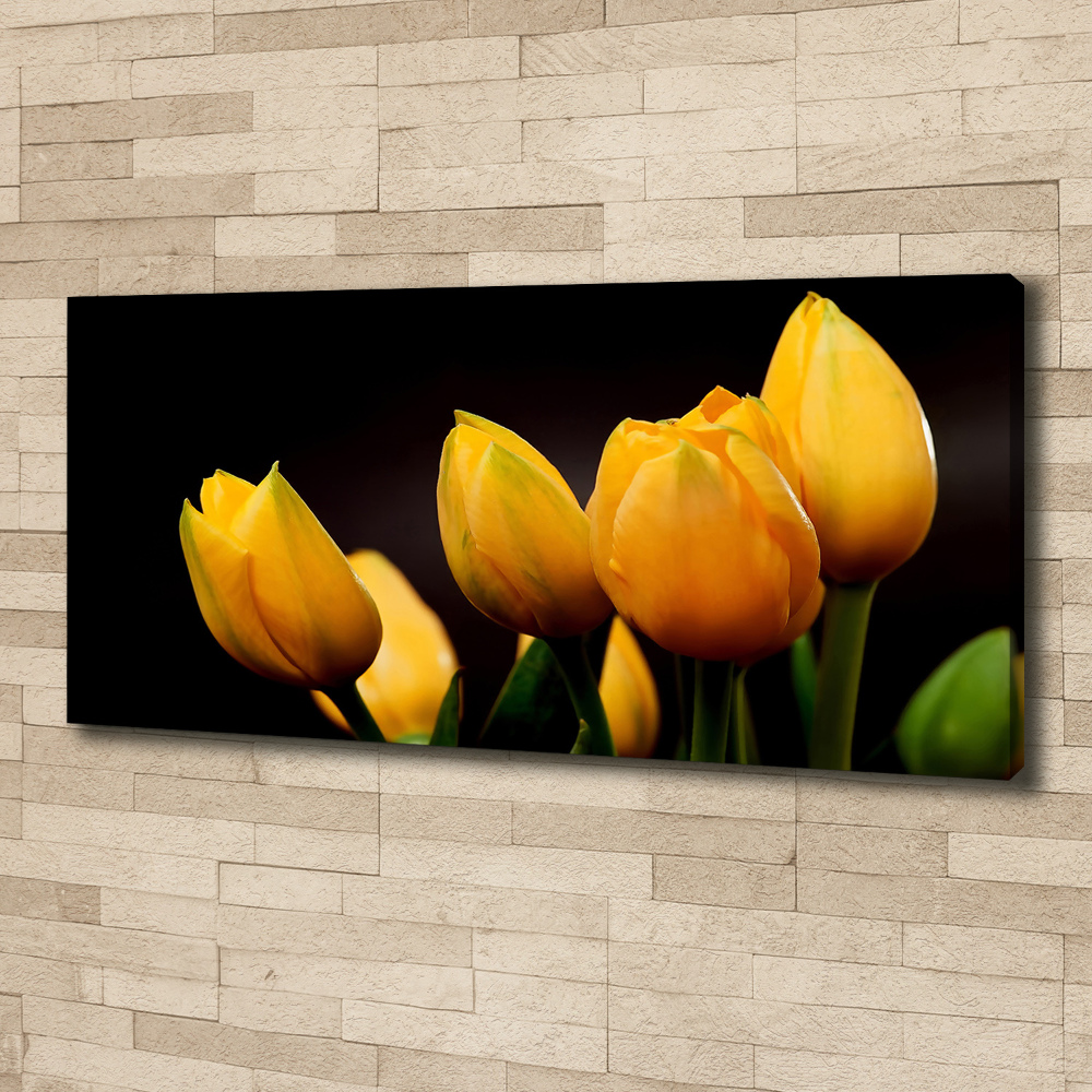 Foto obraz na płótnie Żółte tulipany