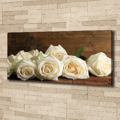 Foto obraz canvas Białe róże