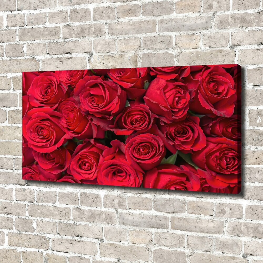 Foto obraz na płótnie Czerwone róże