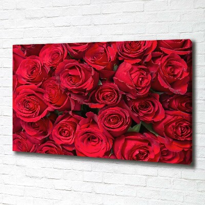 Foto obraz na płótnie Czerwone róże