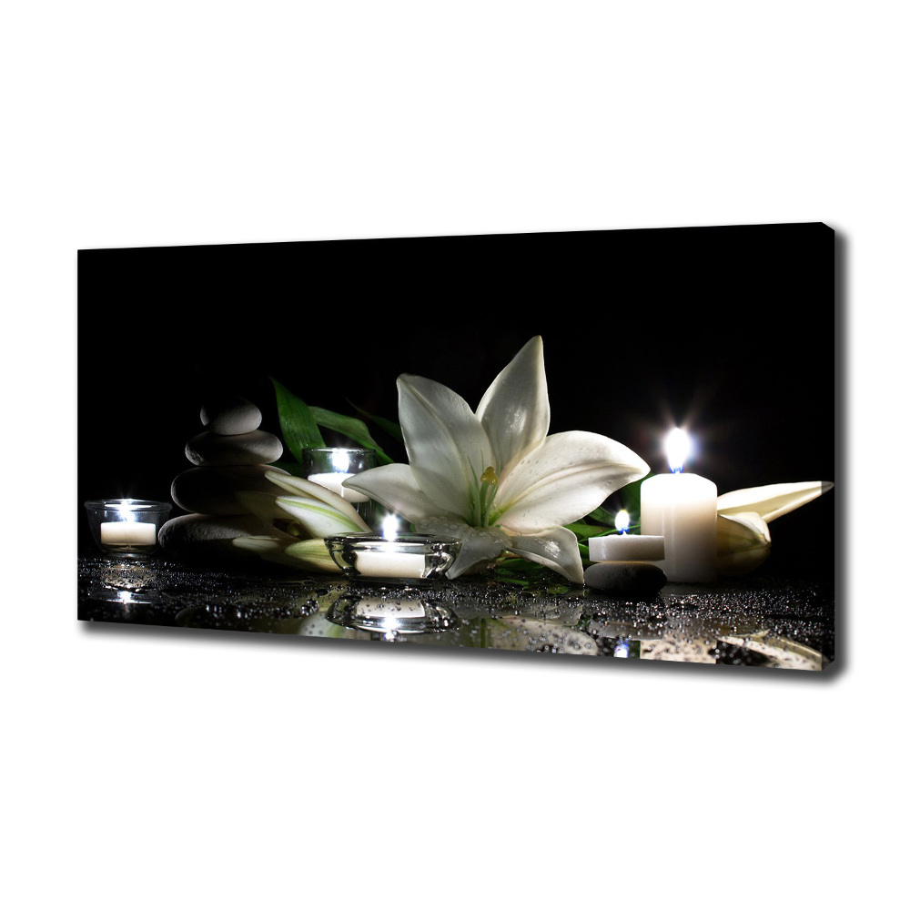 Foto obraz canvas Biała lilia