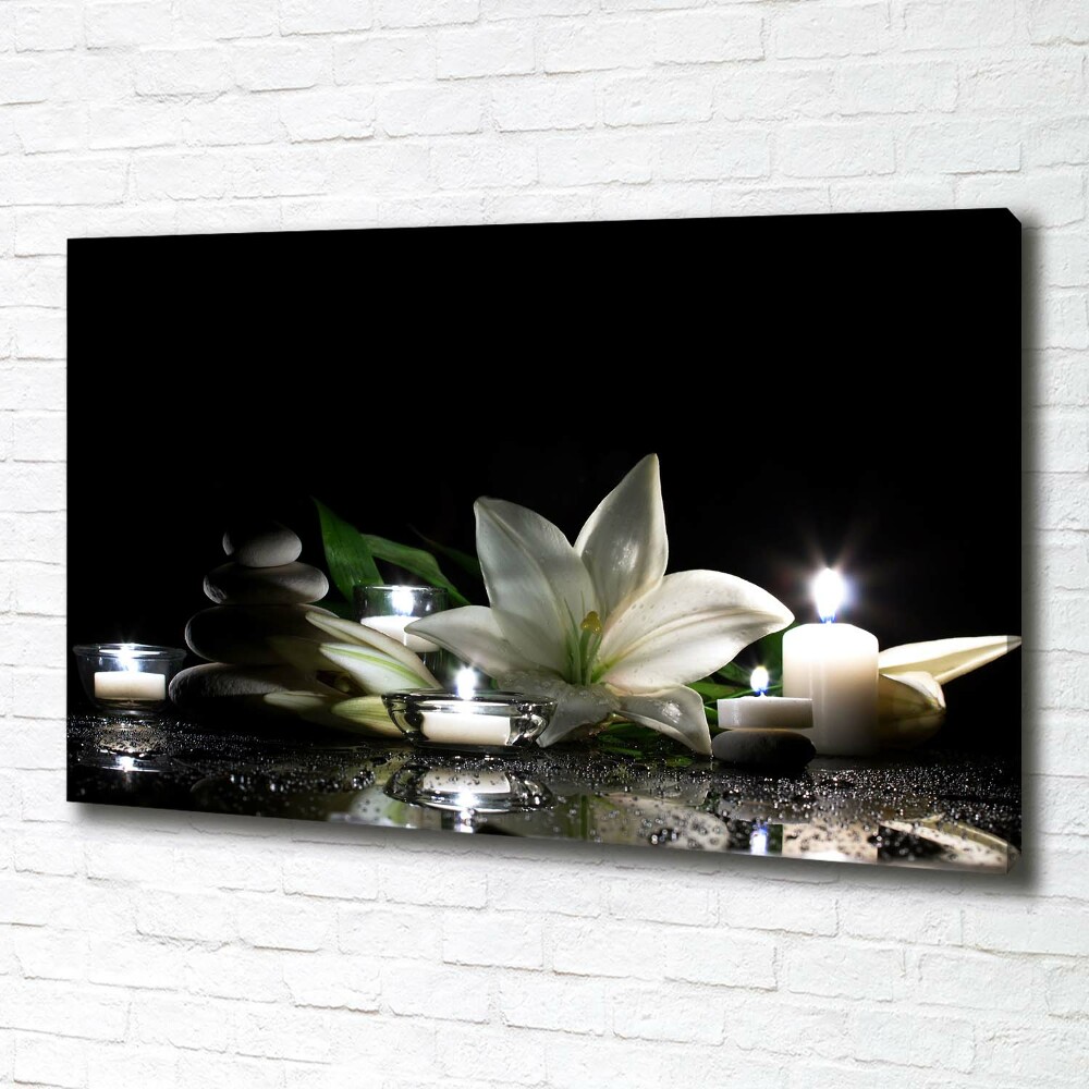 Foto obraz canvas Biała lilia