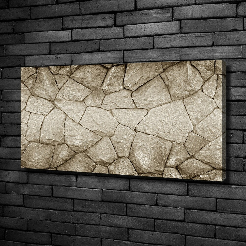 Foto obraz na płótnie Ściana z kamienia