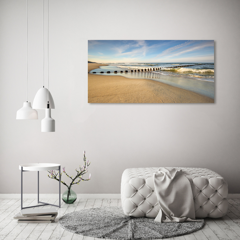 Foto obraz na płótnie Plaża nad Bałtykiem