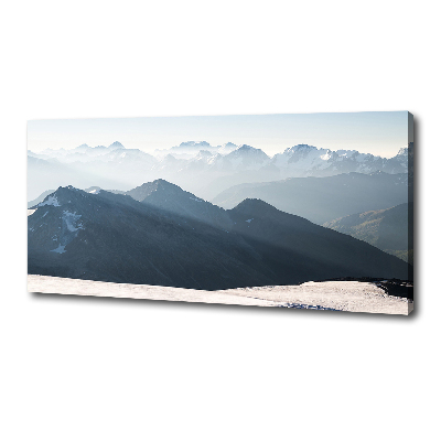 Foto obraz na płótnie Górskie szczyty