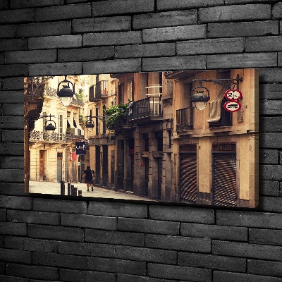 Foto obraz na płótnie Ulice Barcelony