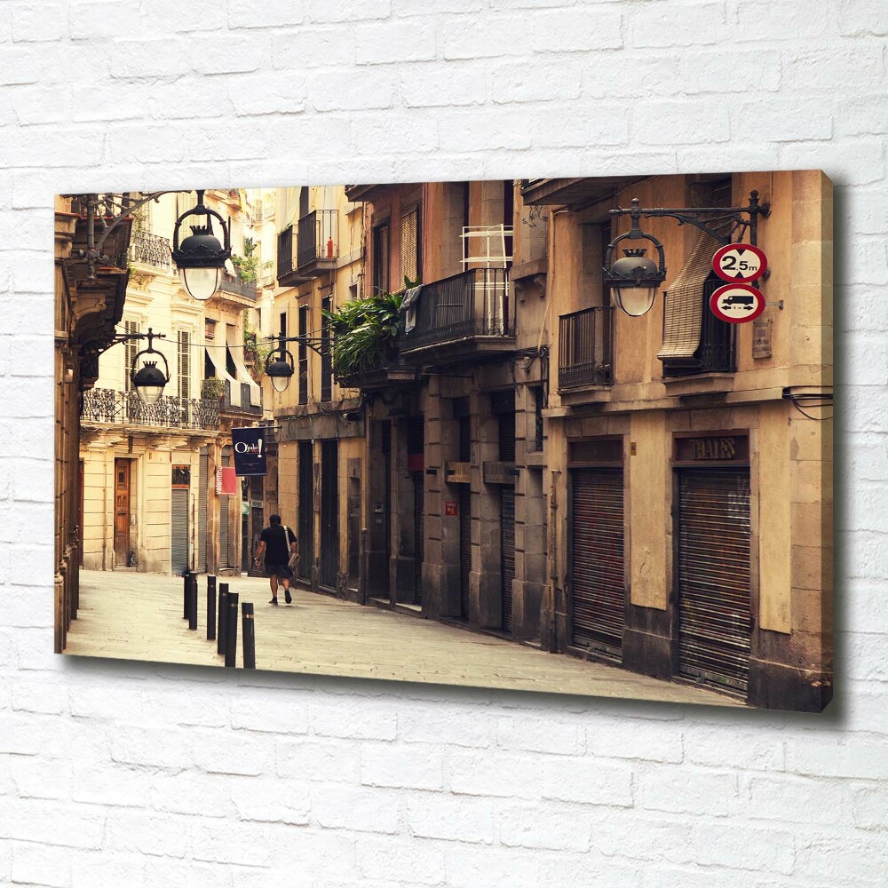 Foto obraz na płótnie Ulice Barcelony