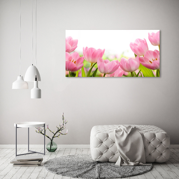 Foto obraz na płótnie Różowe tulipany