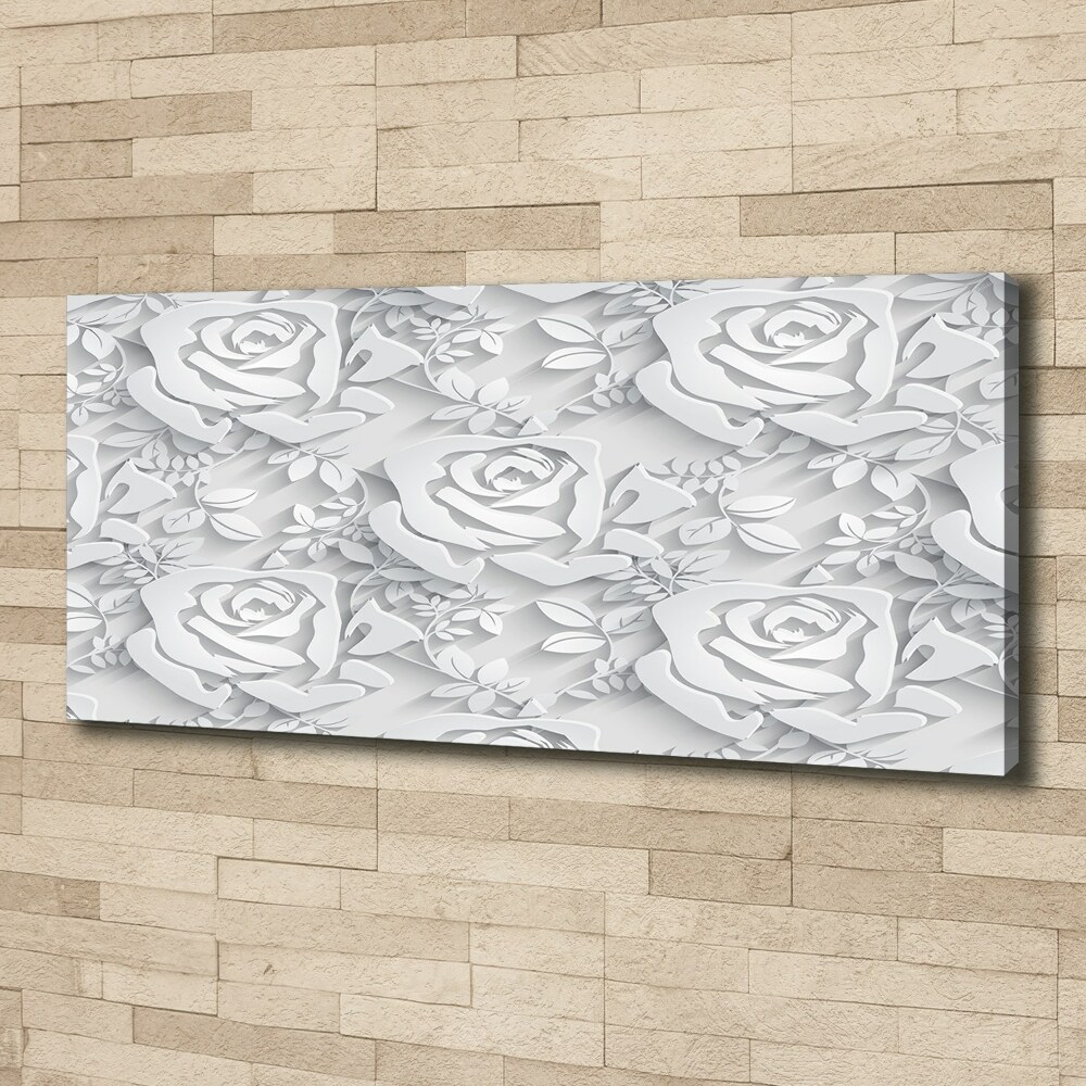Foto obraz canvas Róże wzór