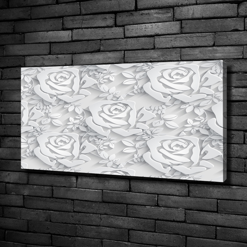 Foto obraz canvas Róże wzór