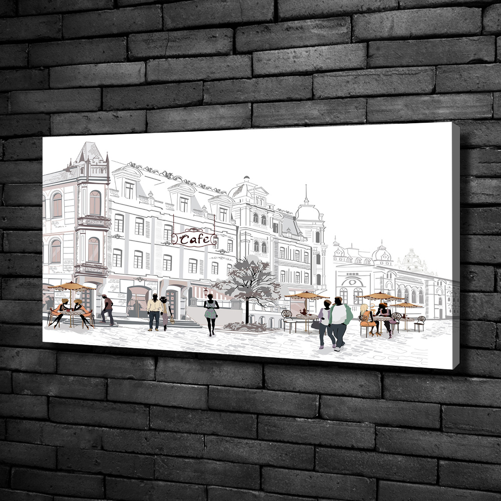 Duży Foto obraz na płótnie Stare miasto