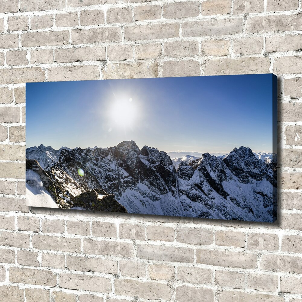 Foto obraz na płótnie Zima w Tatrach