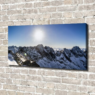 Foto obraz na płótnie Zima w Tatrach