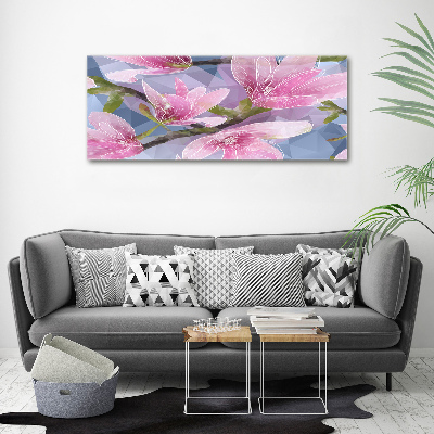 Foto obraz na płótnie Różowa magnolia