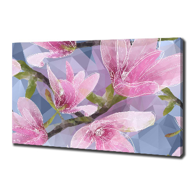 Foto obraz na płótnie Różowa magnolia